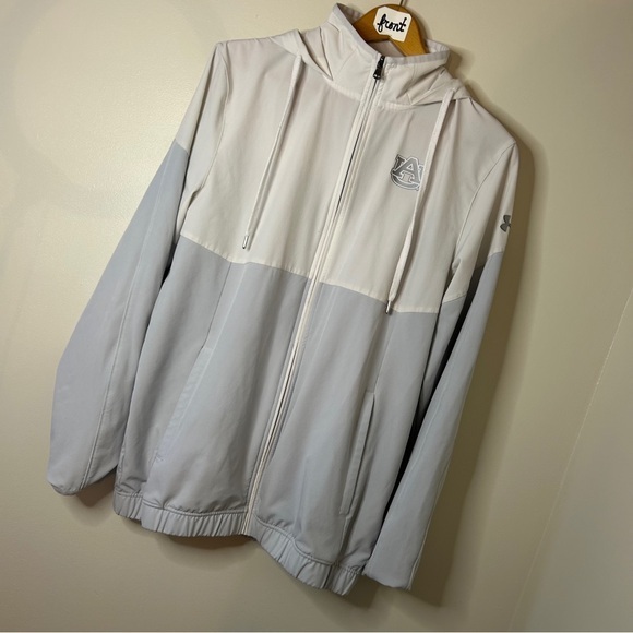 Under Armour Auburn University War Eagle light jacket with hoodie SEE INFO - Picture 1 of 13